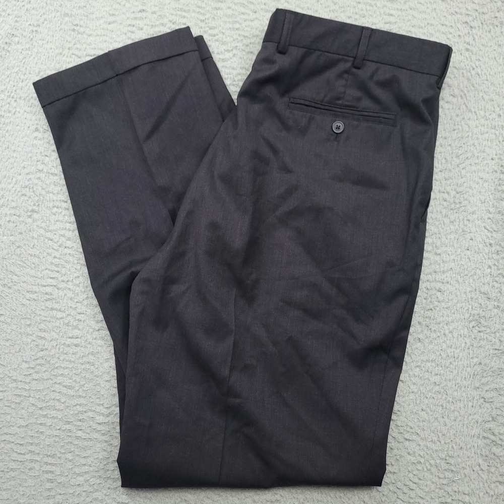 JOS A BANK Traveler's Collection Mens 40x34‎ (37x34) Wool Dress Pants